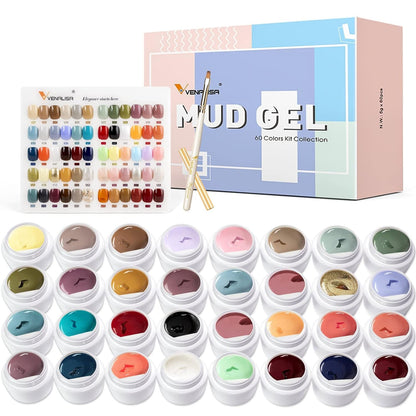 VENALISA Neon Gel Nail Polish Set- 6 Colors Gel Polish Hot Pink Bright Orange Neon Yellow Green Purple Red Gel Polish Kit, DIY Art Home Salon Gifts for Girls