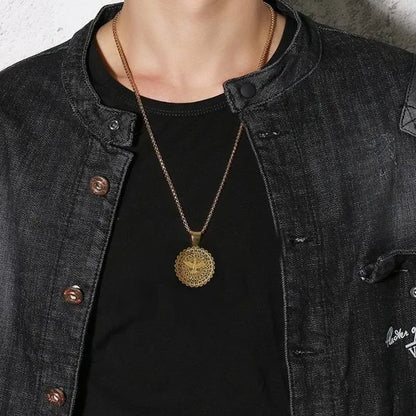 Lovely Peace Dove Gifts Party Unisex Box Chain Copper Round Dangle Pendant Chain Necklace
