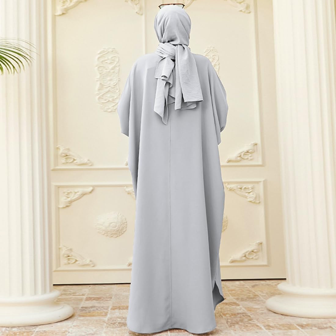 Abayas for Women Muslim Dress Modest Maxi Robe Abaya Kaftan Dresses Eid Prayer Clothes Arabian Islamic Dubai Outfit