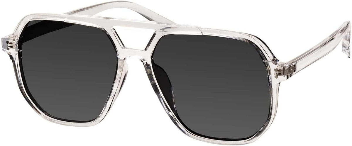 Oversized Aviator Sunglasses for Women and Men with Polarized Lens MS52243
