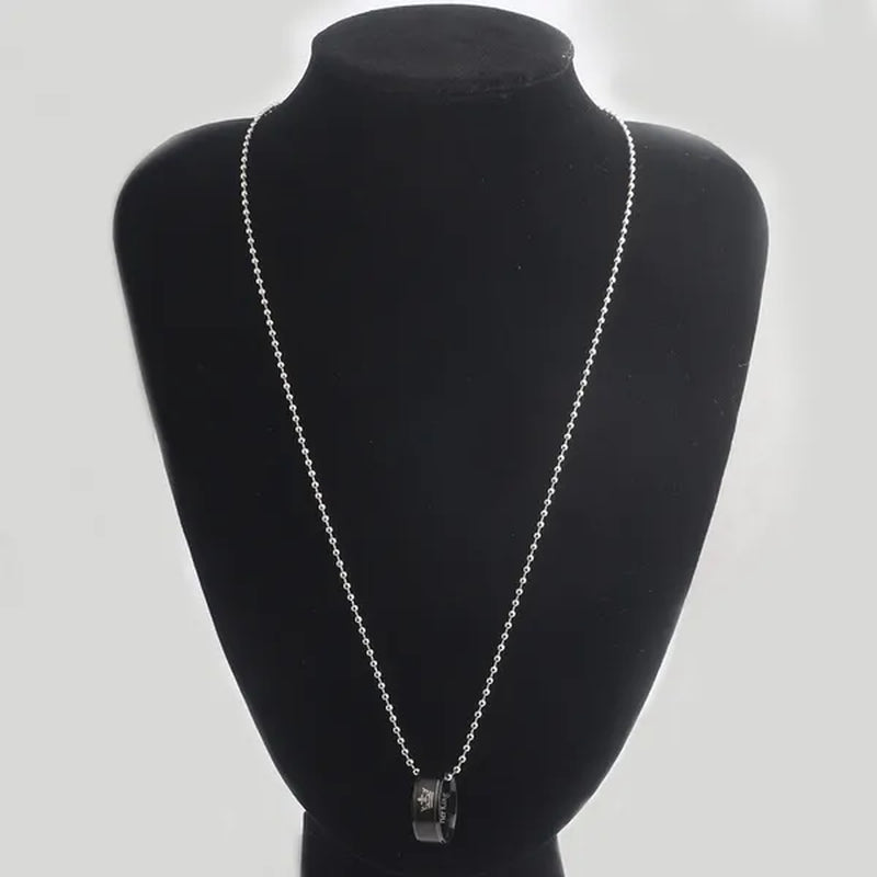 Jewelry her King his queen crown Wedding Ring Necklace Fashion Pendant for men and women