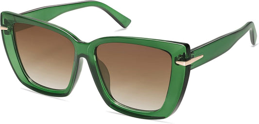 Trendy Large Oversized Cat Eye Sunglasses for Women 70S UV400 Designer Shades SJ2231