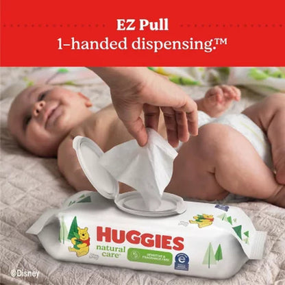 Huggies Natural Care Sensitive Baby Wipes, Fragrance Free, 17 Pk., 1088 Wipes