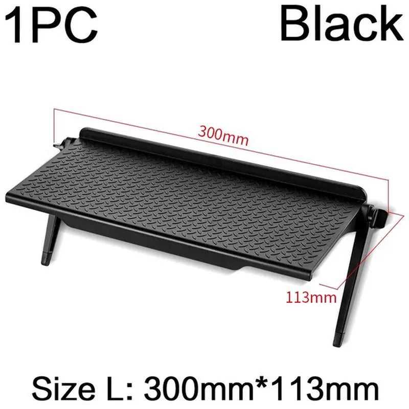 TV Monitor Rack Screen Top Storage Shelf Holder Home Storage Computer Multi-functional Organizer Bracket (Only Shelf) S/L 1PC