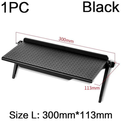 TV Monitor Rack Screen Top Storage Shelf Holder Home Storage Computer Multi-functional Organizer Bracket (Only Shelf) S/L 1PC
