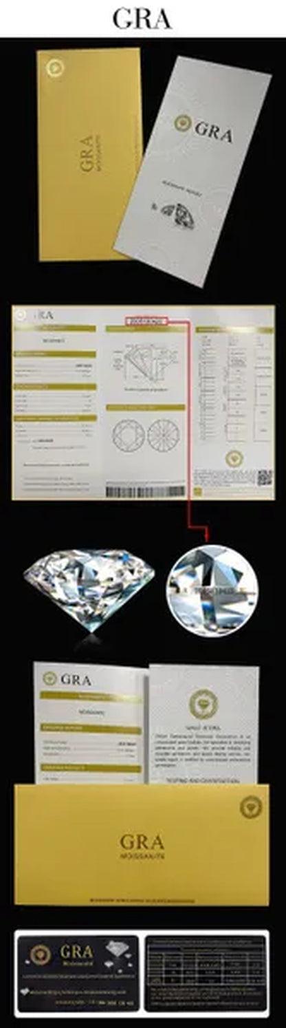 HOLYCOME Natural Diamonds GHIJ Color Round Shape VVS1 Excellent Clarity Natual Diamonds With GRA Certificate Report and 2.0 CaratRetail Price $9999
