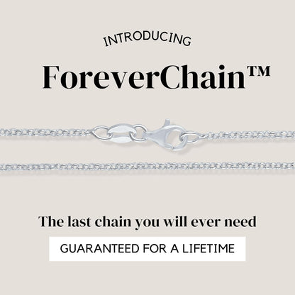 Solid 925 Sterling Silver Chain Necklace - Diamond Cut Cable Link Chain – 1.6Mm Thin, Dainty, for Women & Men with Lobster Clasp – Made in Italy, (16-30 Inch)