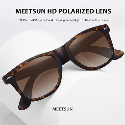 Polarized Sunglasses for Women Men Classic Retro Trendy Driving Sun Glasses UV400 Protection (3 Pack)