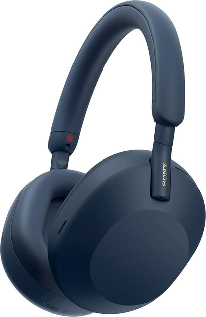 WH-1000XM5 the Best Wireless Noise Canceling Headphones, Auto NC Optimizer, 30-Hour Battery, Alexa Voice Control, Midnight Blue