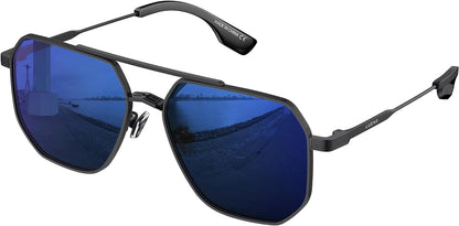 Aviator Sunglasses for Men Women Polarized Driving Classic Shades - UV 400 Protection with Accessories 60MM
