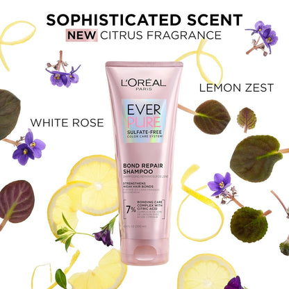 Everpure Sulfate-Free Vegan Hair Care Kit - Shampoo and Conditioner to Strengthen and Repair Hair Bonds (Packaging May Vary)