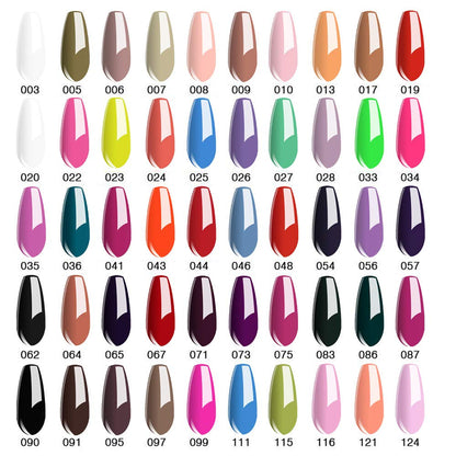 Nail Salon UV Manicure Polish Soak Off Gel Polish Nail Art Glitter White Smoke(788)