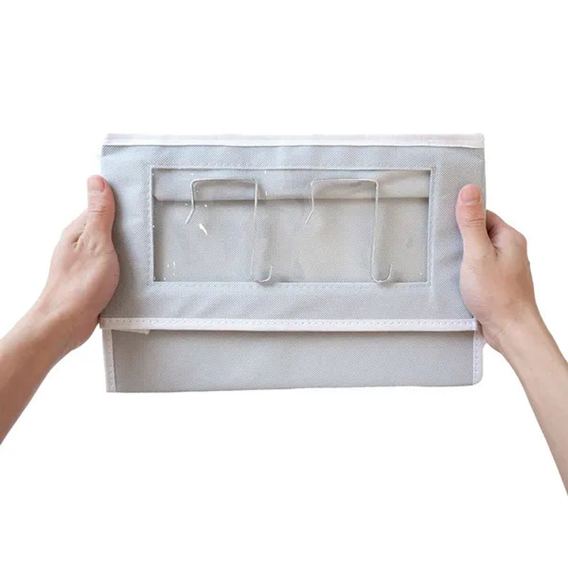 Non-woven Hanging Organizer Fabric Door Wall Hanging Storage Bag Folding Shelf Pocket Closet Hanger Dorm Bath Kitchen Storage 1/2/3/4/5 layers