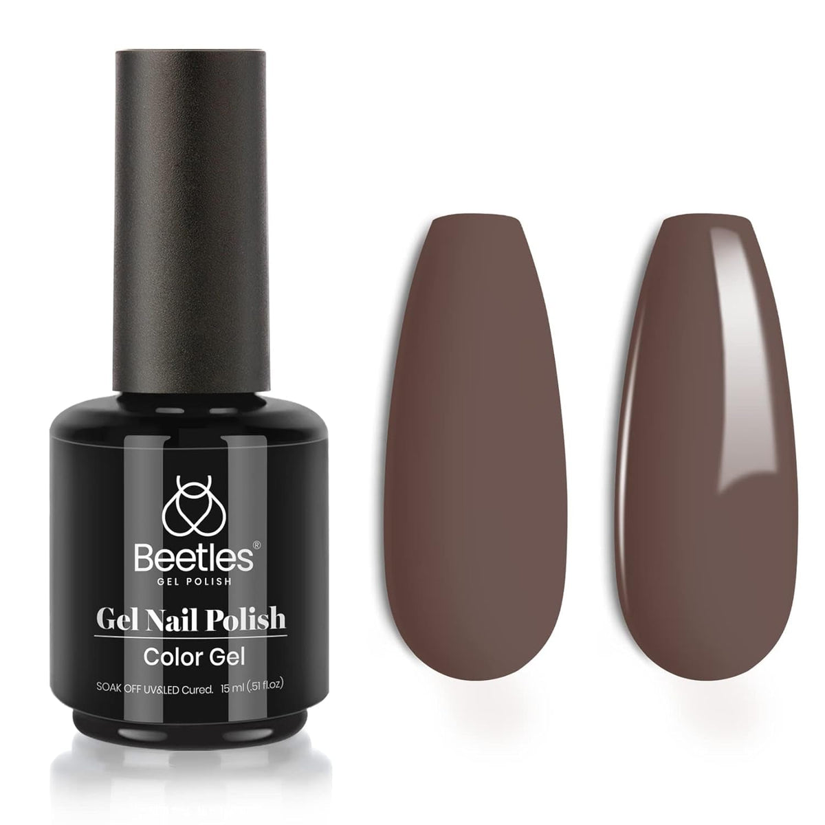 beetles Gel Nail Polish, 1Pcs 0.5Oz 15ml Sheer Pink Gel Polish,Light Nude Nail Gel Neutral Soak off Uv Led Lamp Needed Manicure for Home Salon Nail Art DIY, Spring Gel for Girls, 2024 New Trend