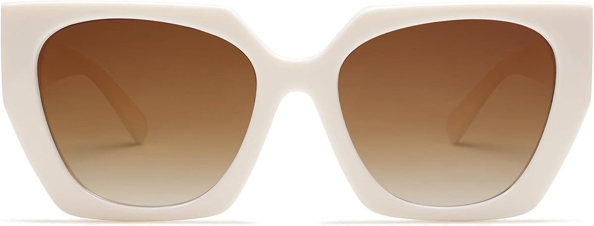 Trendy Oversized Polarized Sunglasses Womens Big Square Cateye Sunnies, Lentes De Sol Para Mujer SJ2205