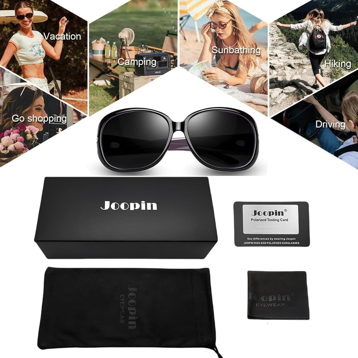 Big Sunglasses for Women Oversized Shades for Women Trendy Large Rectangle Sun Glasses UV Protection Sunnies