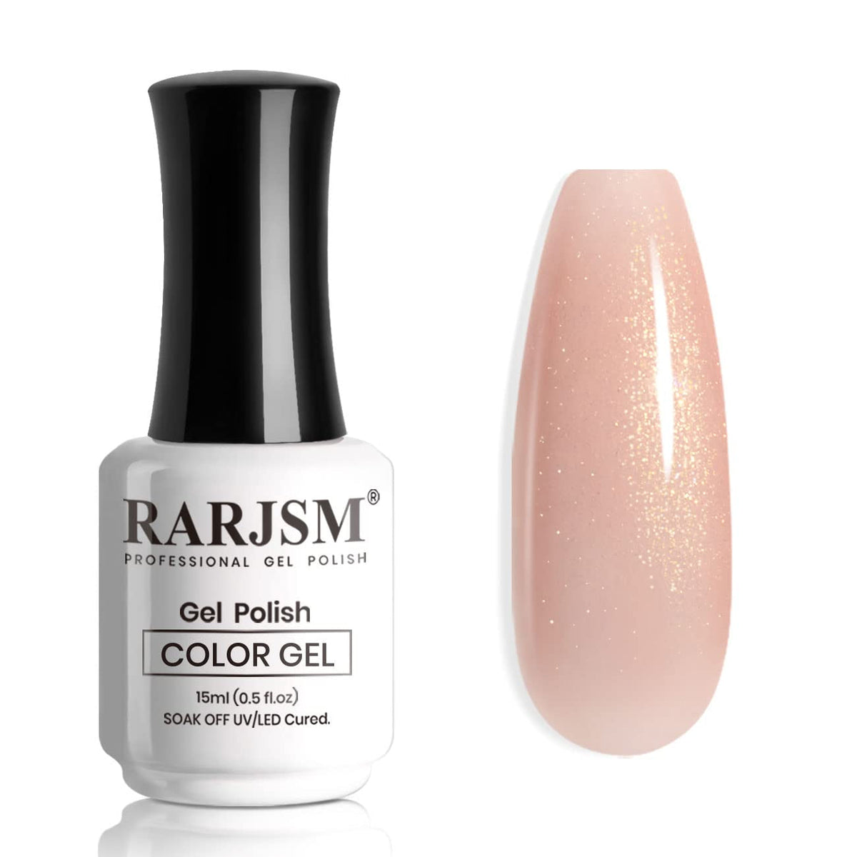 Nude Hot Pink Iridescent Gel Nail Polish Sheer Bright Neon Pink Glitter Jelly Gel Polish Neutral Shimmery Summer Color Sparkle Rainbow Pigment Gel 15ml Soak off Cured Need for Home Salon DIY