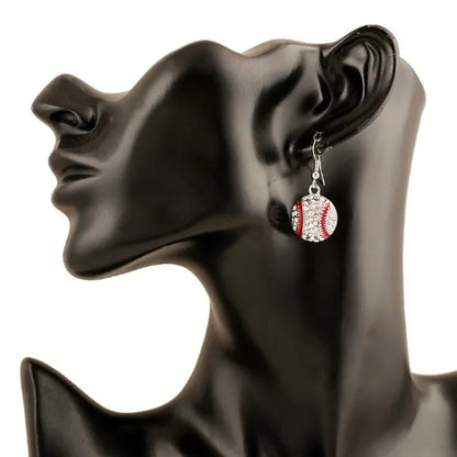Sports Theme Diamond Zinc Alloy Earrings / Drop Earrings / Necklace