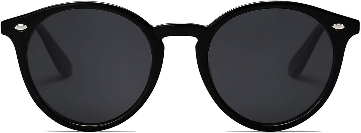 Retro Round Polarized Sunglasses for Women Men Classic Vintage Sunnies SJ2069