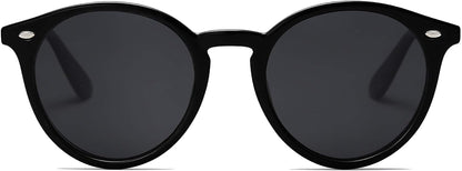 Retro Round Polarized Sunglasses for Women Men Classic Vintage Sunnies SJ2069