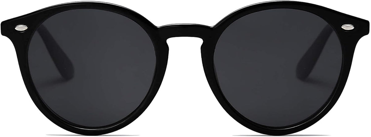 Retro round Polarized Sunglasses for Women Men Classic Vintage Sunnies SJ2069