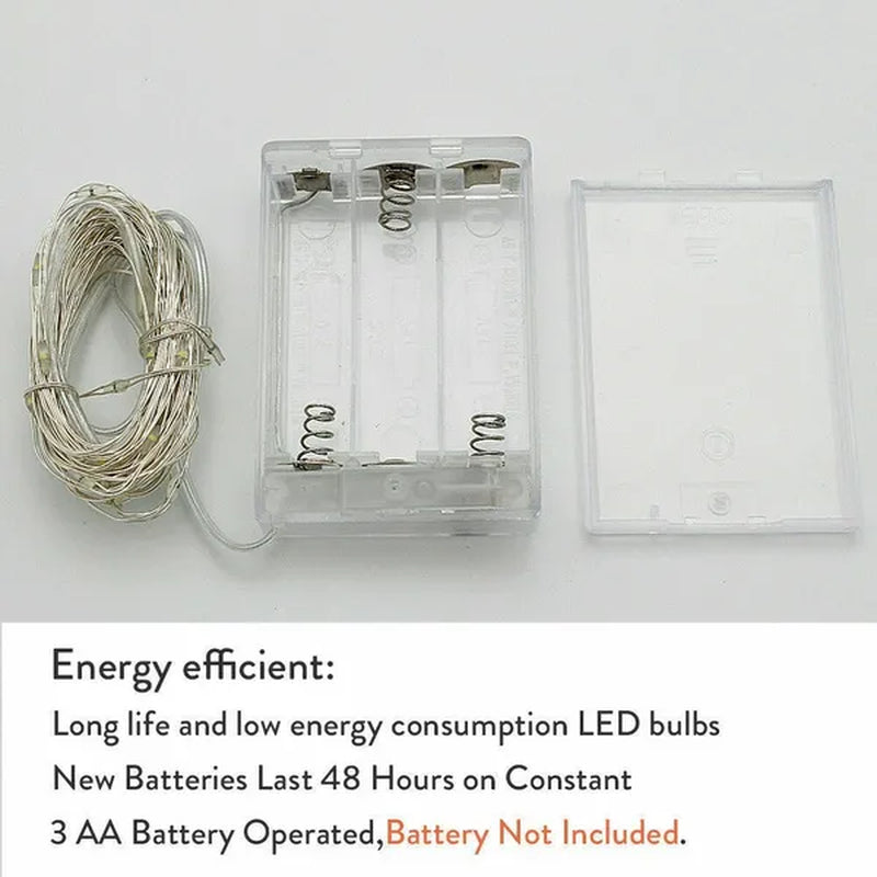 2020 1M - 10M LED Fairy String Lights Fairy Light Battery Operated For Christmas Xmas Party Home Decor LED Strings & Decoration Lights