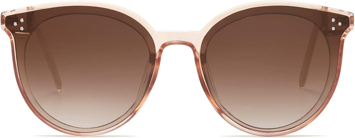 Classic Trendy round Sunglasses Womens Mens Oversized Large Shades UV400 Vacation Sunnies SJ2068