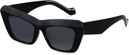 Cat Eye Sunglasses for Women Polarized Cateye Frames Fashion Vintage Square Classic Retro Sun Glasses