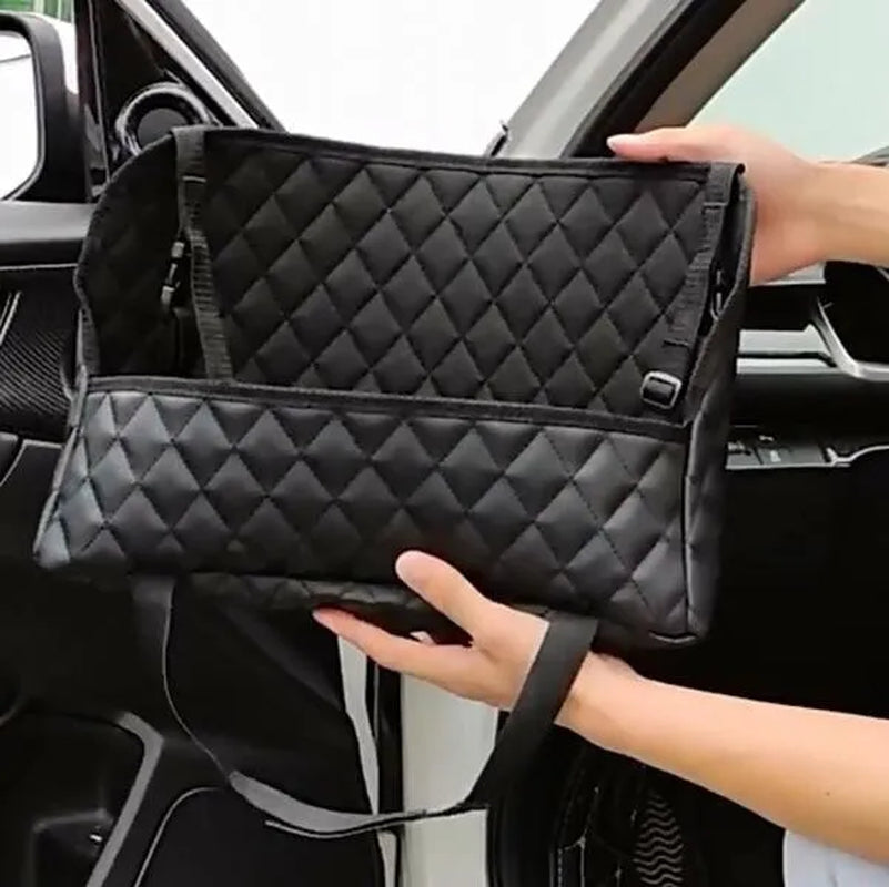 Car Net Pocket Handbag Holder Car Seat Storage Between Seat Storage Pet Net Barrier Dog Net Barrier Auto Interior Accessories