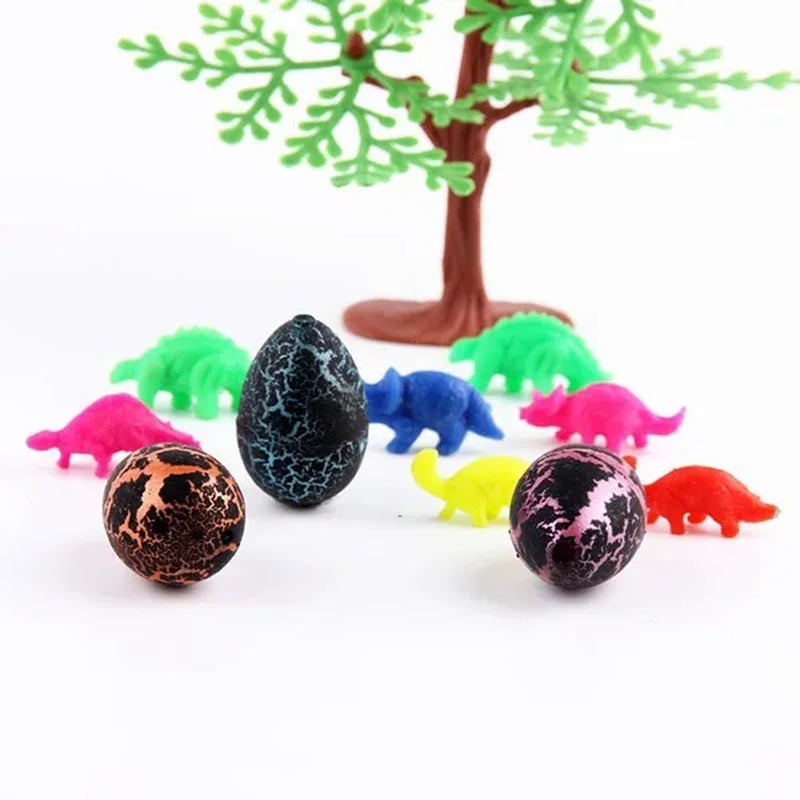 10pcs/5pcs/lot Magic Water Growing Egg Hatching Colorful Dinosaur Add Cracks Grow Eggs Cute Children Kids Toy For Boys