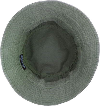 Solid Color 100% Cotton Bucket Hat for Women and Men Packable Travel Summer Beach Hat