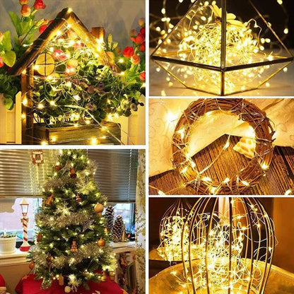 2/5/10/20M Christmas USB LED String Lightt Garland Outdoor Indoor Home Christmas Decoration Fairy Light Led Strip