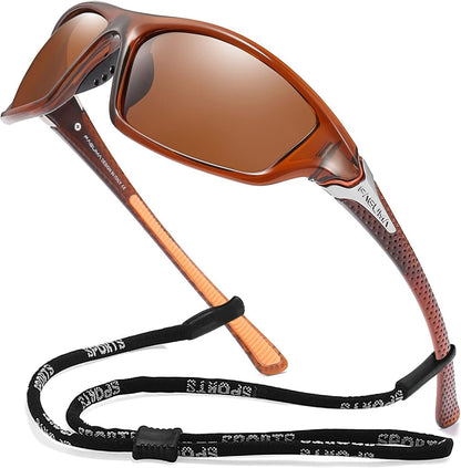 Sports Polarized Sunglasses For Men Cycling Driving Fishing 100% UV Protection