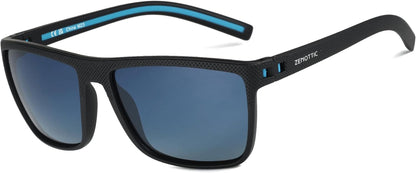 Polarized Sunglasses for Men Lightweight TR90 Frame UV400 Protection Square Sun Glasses