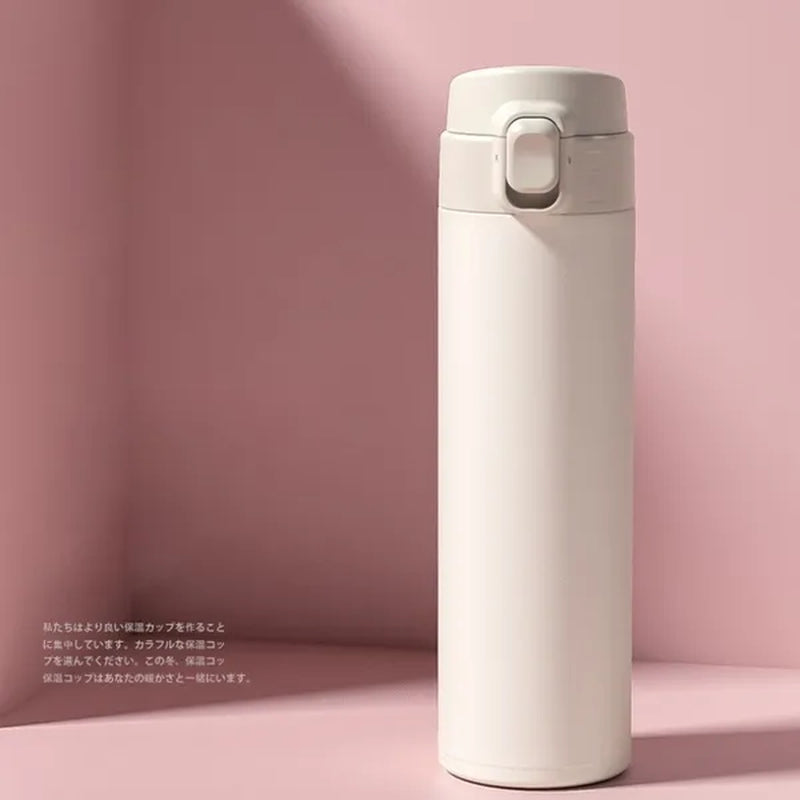 Portable Vacuum Flask Insulated Water Bottle Leak-Proof Double-Walled Coated Flask Travel Coffee Mug car thermo mug