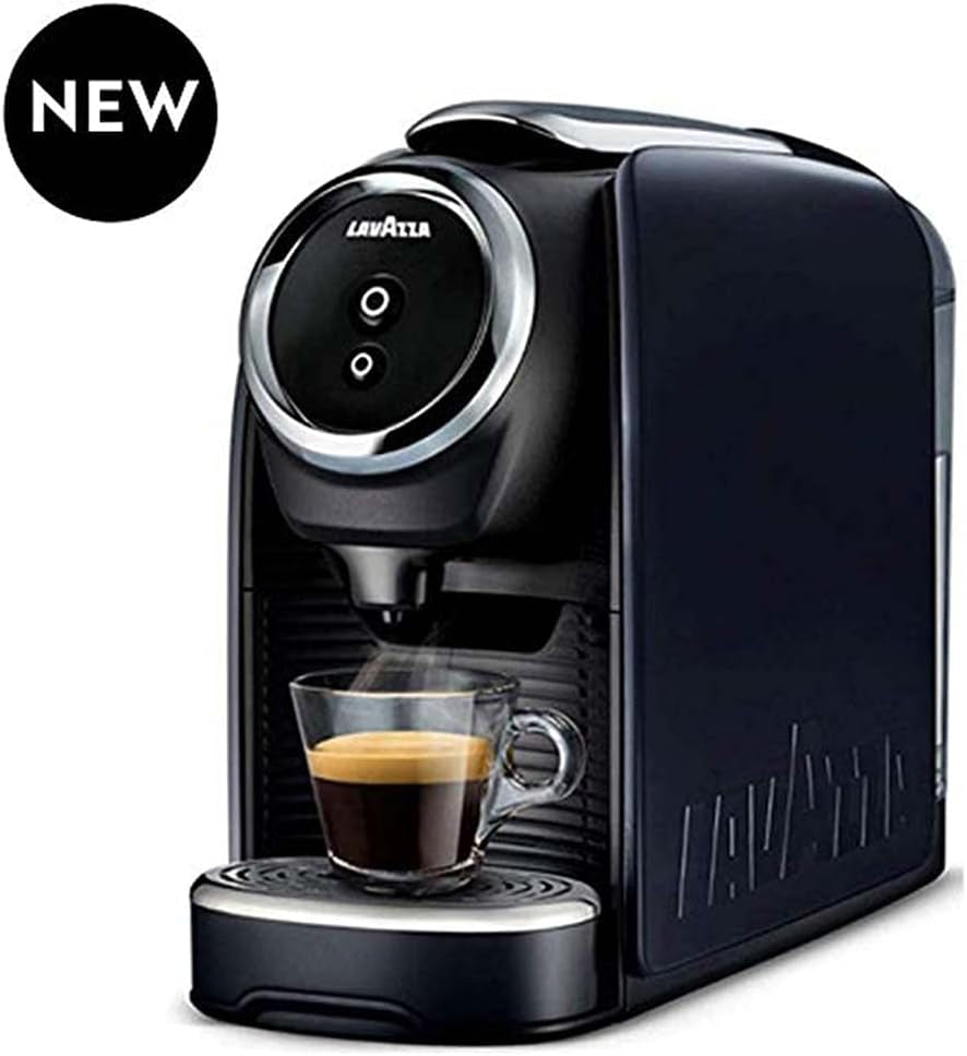 BLUE Classy Mini Single Serve Espresso Coffee Machine LB 300, 5.3" X 13" X 10.2" 2 Coffee Selections: Simple Touch Controls, 1 Programmable Free Dose and 1 Pre-Set