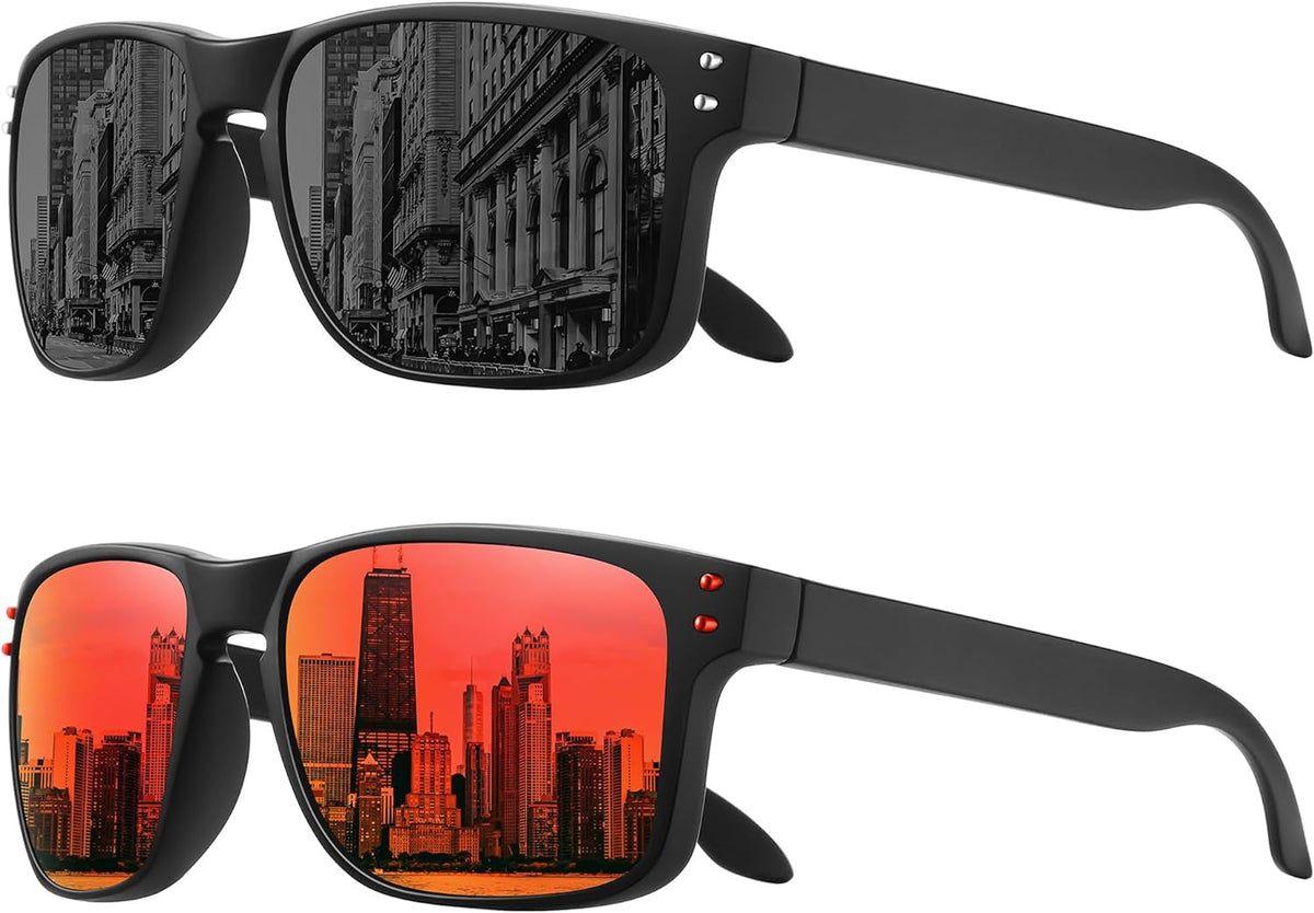 Polarized Sunglasses for Men Women Sports Driving Fishing Glasses UV400 Protection