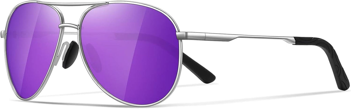 Sunglasses Men Polarized Aviator Sunglasses for Men Women Fishing Driving Sun glasses Metal Frame UV400 Protection