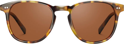Retro Polarized Sunglasses for Women Small and Medium Face UV Protection, Handcrafted Acetate Frame Sunnies CA5285