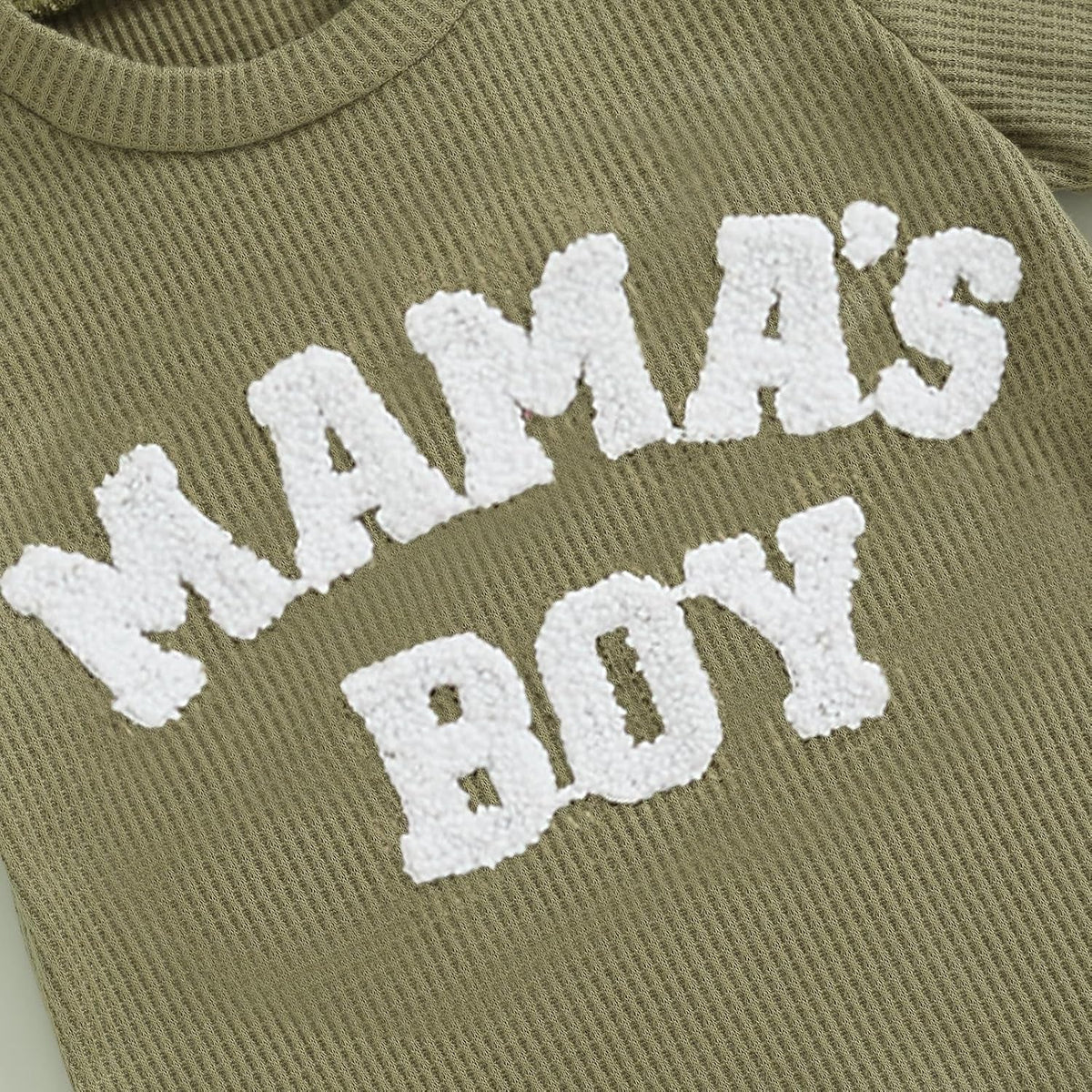 Toddler Baby Boy Summer Clothes Embroiderey Waffle Knit Short Sleeve T-Shirt Tees + Casual Shorts Cute Clothing Set