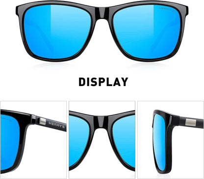 Unisex Polarized Aluminum Sunglasses Vintage Sun Glasses for Men/Women S8286