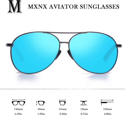 Aviator Sunglasses for Men Polarized Women UV Protection Lightweight Driving Fishing Sports Unisex Glasses MX208