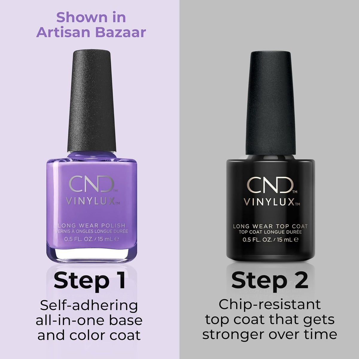 CND Vinylux Longwear Purple Nail Polish, Gel-Like Shine & Chip Resistant Color, 0.5 Fl Oz
