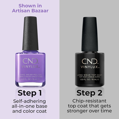 CND Vinylux Longwear Purple Nail Polish, Gel-Like Shine & Chip Resistant Color, 0.5 Fl Oz