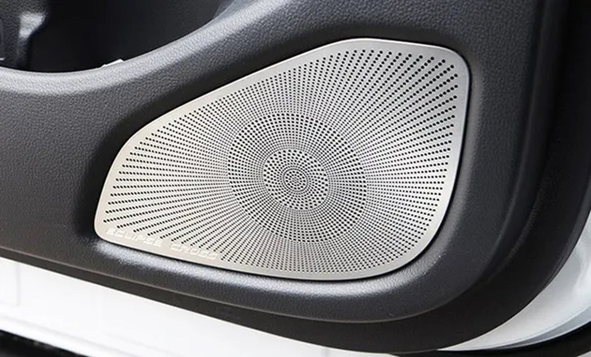 High Grade Car Audio Speaker Decor for Mitsubishi Eclipse Cross 2017 2018 2019 Car Side Door Loudspeaker Trims Cover Car Styling Accssories