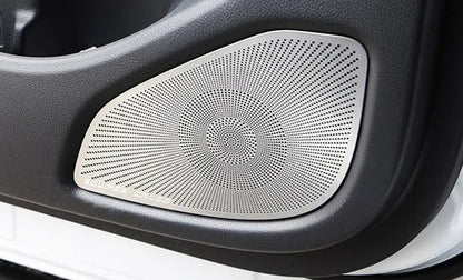 High Grade Car Audio Speaker Decor for Mitsubishi Eclipse Cross 2017 2018 2019 Car Side Door Loudspeaker Trims Cover Car Styling Accssories