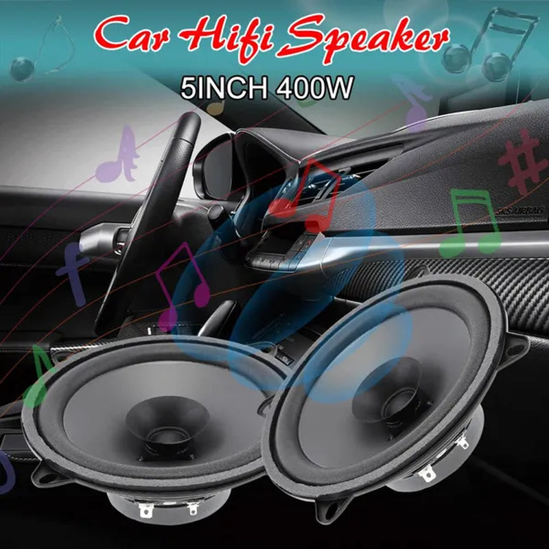 5 Inch 400W Car Coaxial Speaker Vehicle Door Music Stereo Full Range Frequency Hifi Speakers