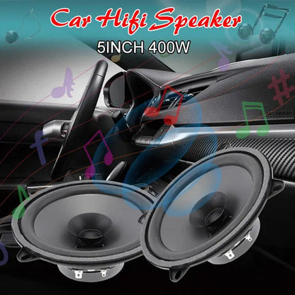 5 Inch 400W Car Coaxial Speaker Vehicle Door Music Stereo Full Range Frequency Hifi Speakers