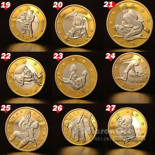 Germany Euros Coins Mix Pure Gold Coins Euro Coins Cool Maclife Couple Commemorative Coin