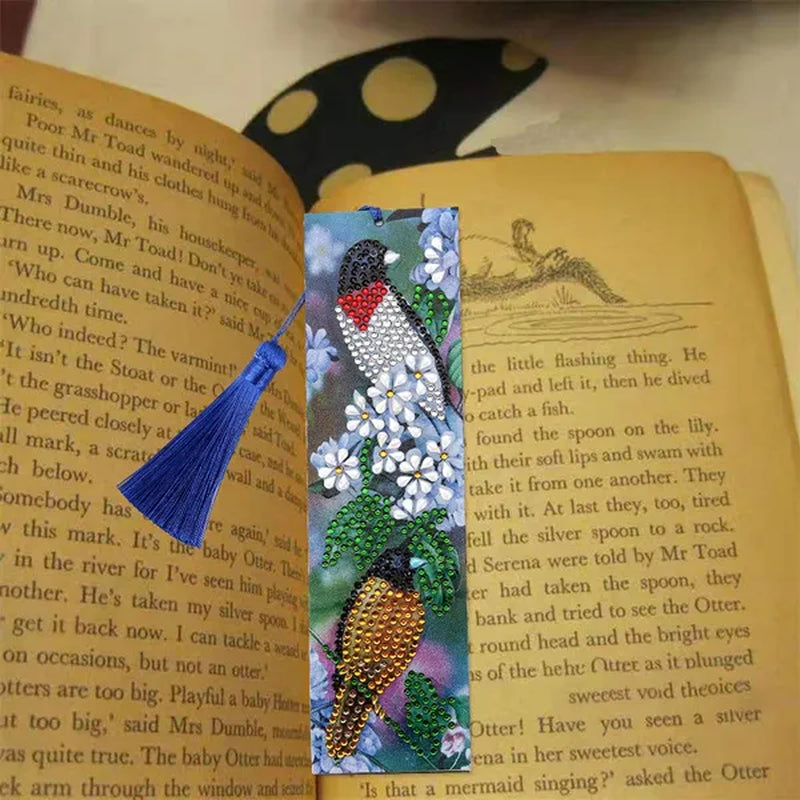 20 Types New Diy Leather Book Marks Special Shaped Diamond Painting Tassel Bookmarks Crafts Gifts For Christmas